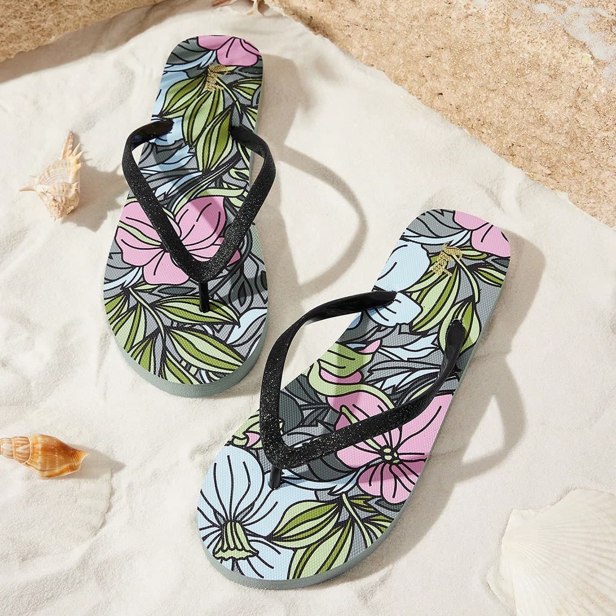 Tongs pour femmes pour les chaussures de vacances d'été-Soldes d'été